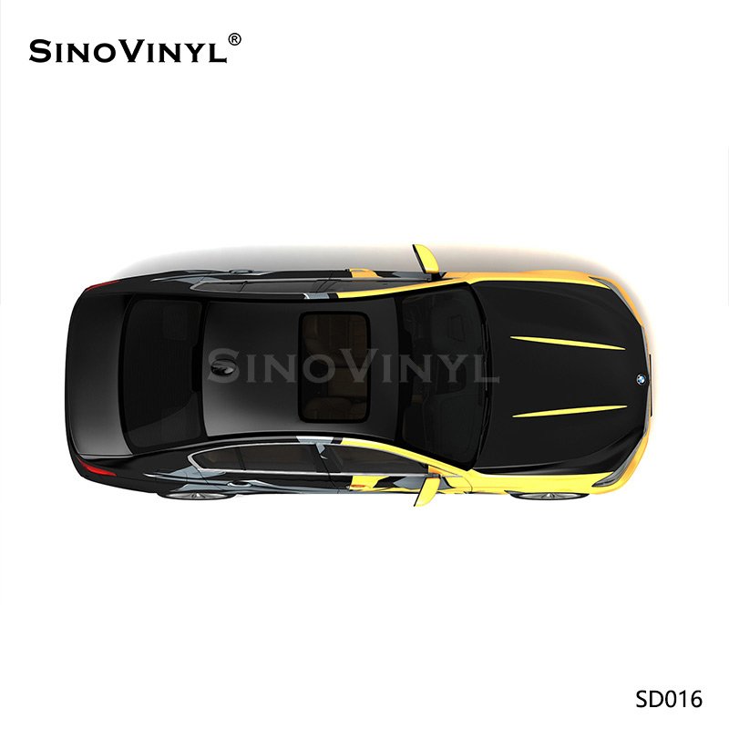 SD016 Painted Combat Camouflages Vinyl Wholesale Car Color Changing Sticker