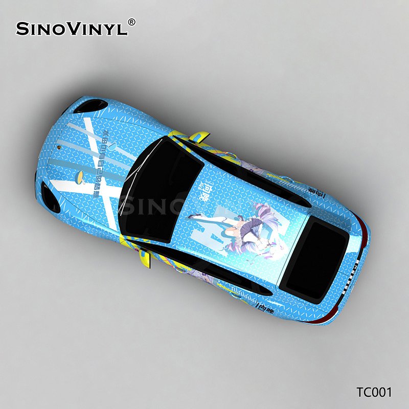 TC001 A-SOUL Tonight Cartoon Paint Automotive Vinyl Wrapping Paper Car