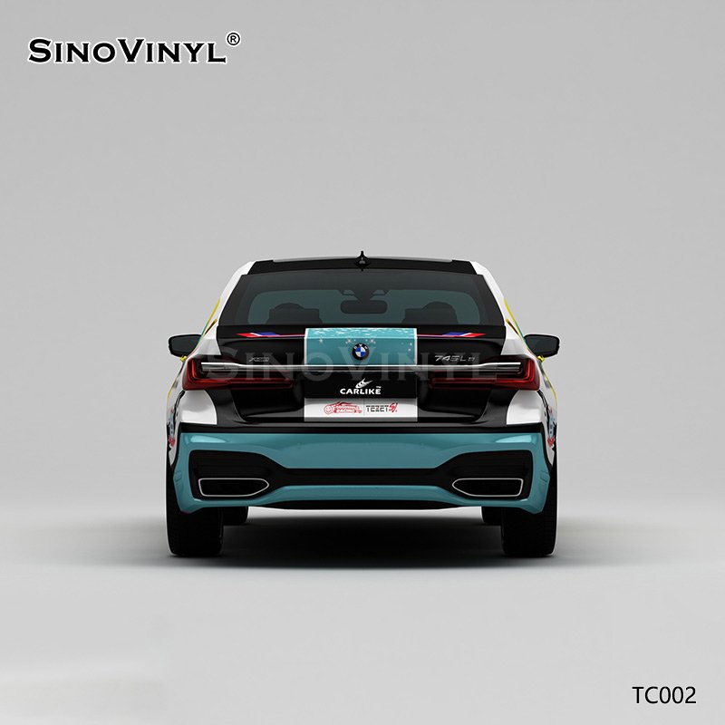 TC002 Hatsune Miku Cartoon Printing Customized Self Adhesive PVC Sheet