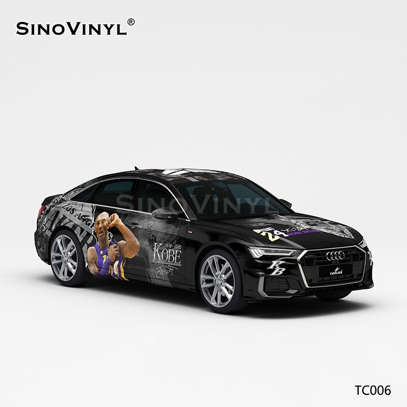 TC006 Black Kobe Commemorative Livery Customized Vinyl Sticker Material