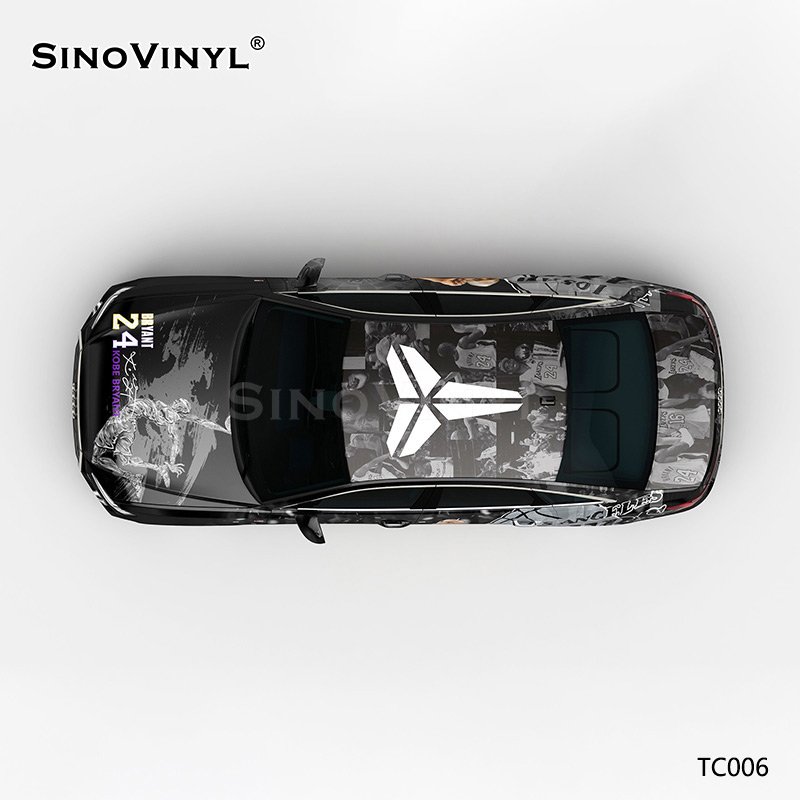 TC006 Black Kobe Commemorative Livery Customized Vinyl Sticker Material
