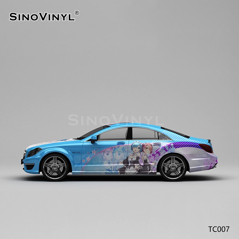 TC007 Rem Cartoon Livery Self Adhesive PVC Film Printable Car Wrap Vinyl