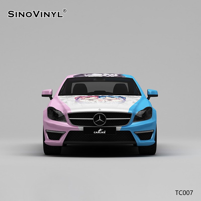 TC007 Rem Cartoon Livery Self Adhesive PVC Film Printable Car Wrap Vinyl