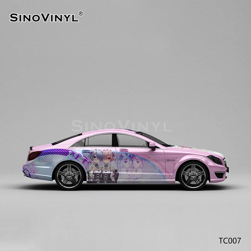 TC007 Rem Cartoon Livery Self Adhesive PVC Film Printable Car Wrap Vinyl