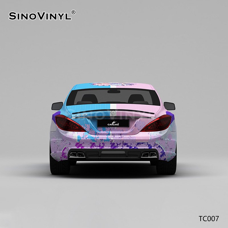 TC007 Rem Cartoon Livery Self Adhesive PVC Film Printable Car Wrap Vinyl