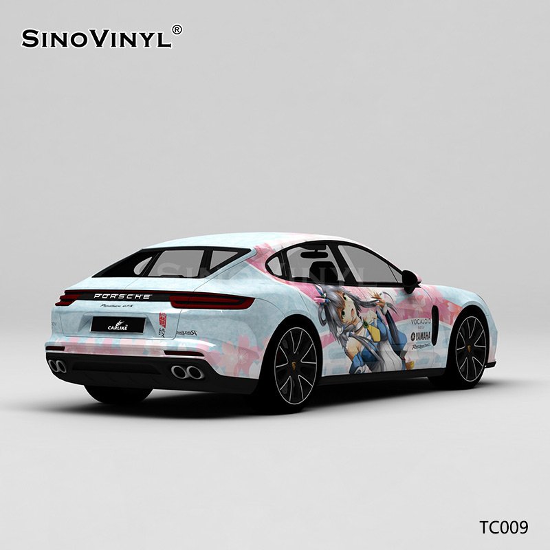 TC009 Japanese Beautiful Girl Le Zhengling PVC Film Car Vinyl Wrap Sticker