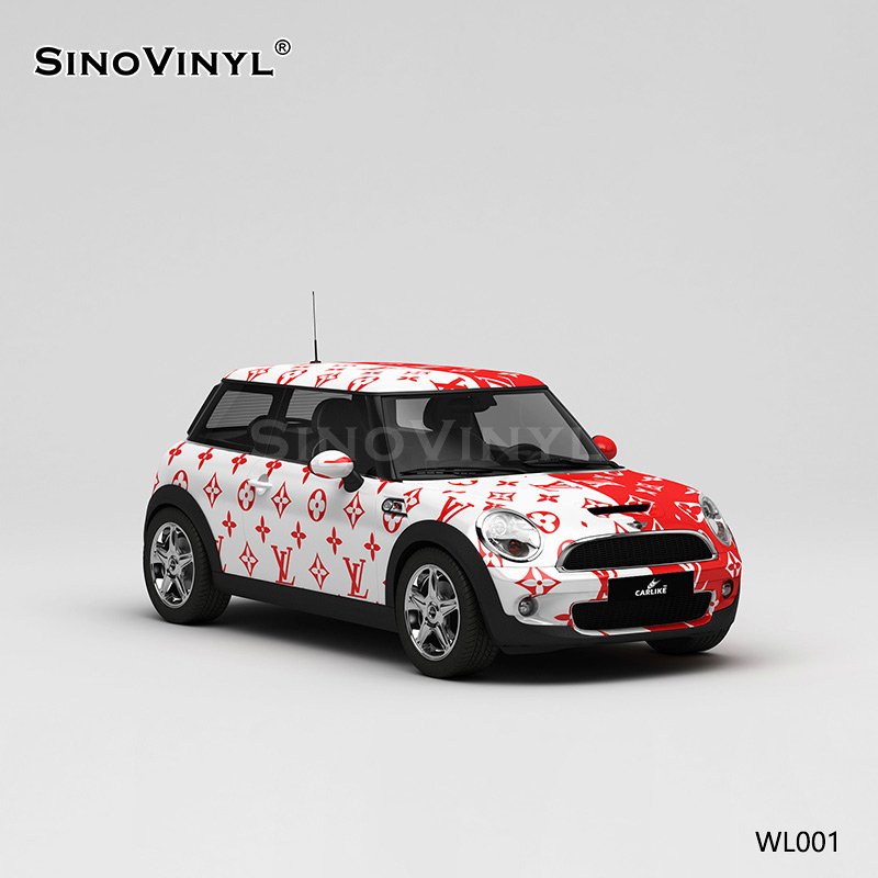 WL001 LV Double Color Matching Shading Printing Customized Body Sticker