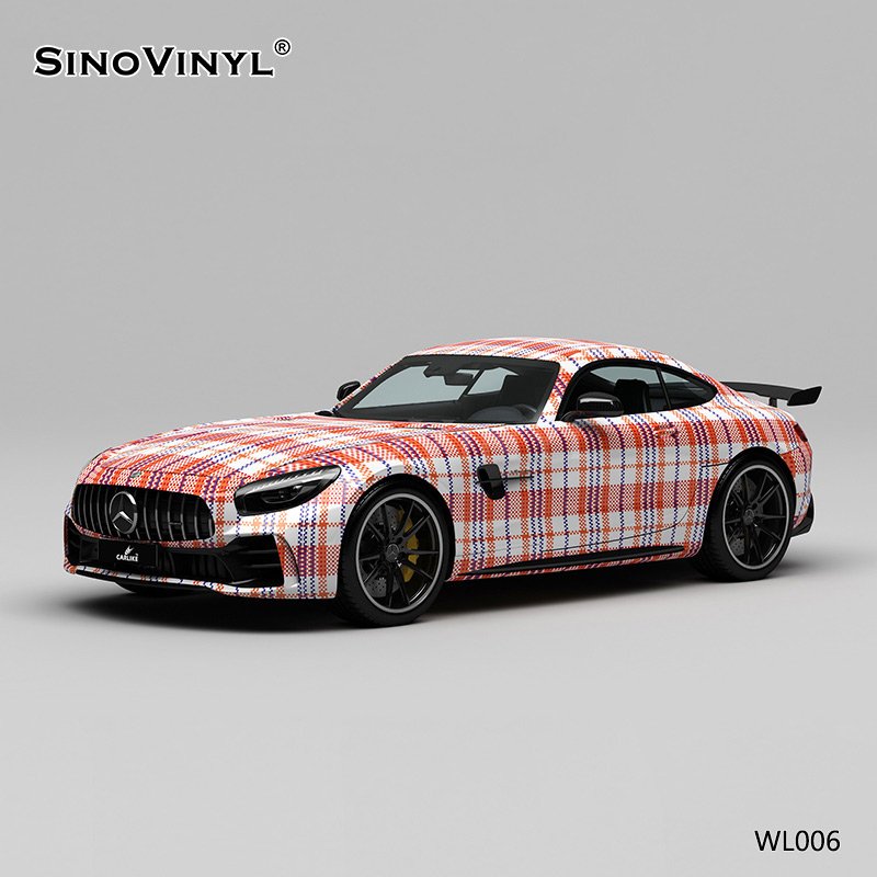 WL006 Woven Bag Painting PVC Film Printing Customized Sticker Car Design