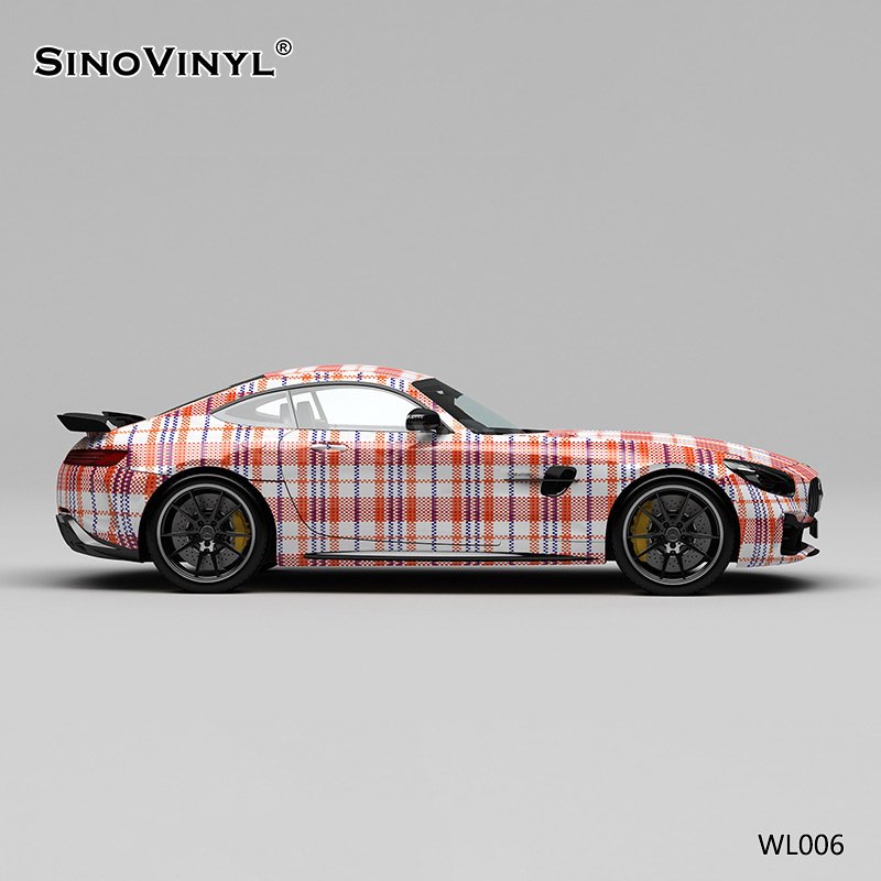 WL006 Woven Bag Painting PVC Film Printing Customized Sticker Car Design