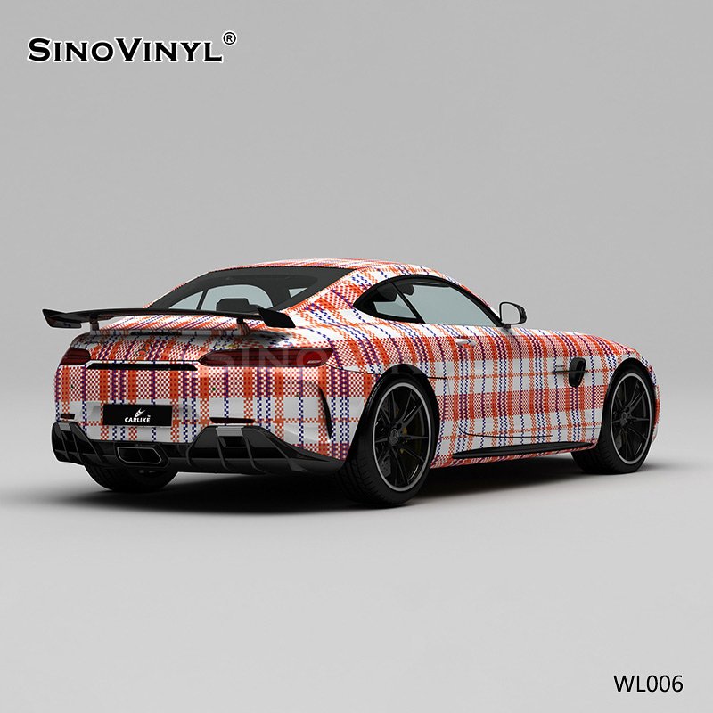 WL006 Woven Bag Painting PVC Film Printing Customized Sticker Car Design