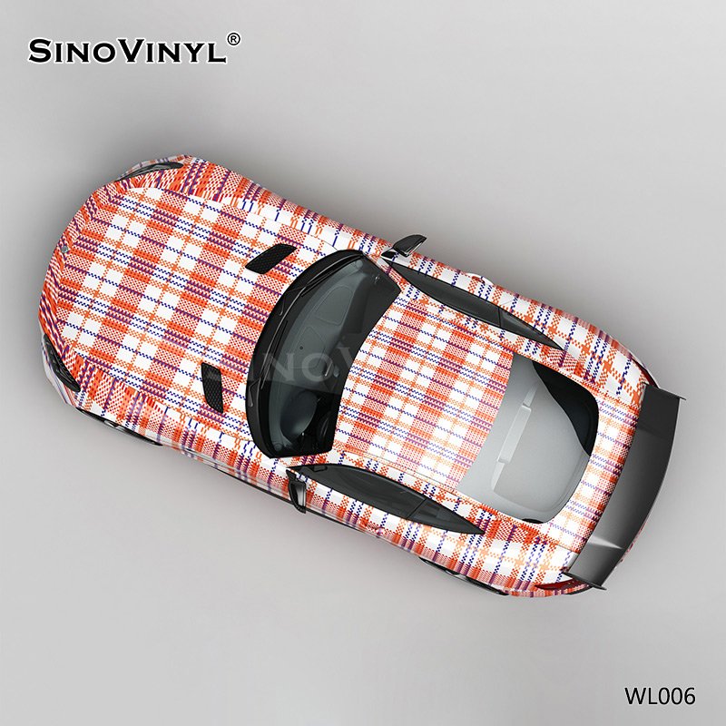 WL006 Woven Bag Painting PVC Film Printing Customized Sticker Car Design