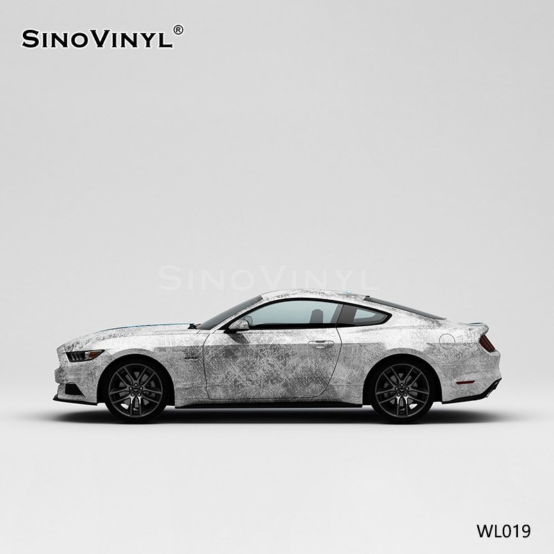 WL019 Blue-gray Double Spell Circuit Printing Customized Vinyl Wholesale