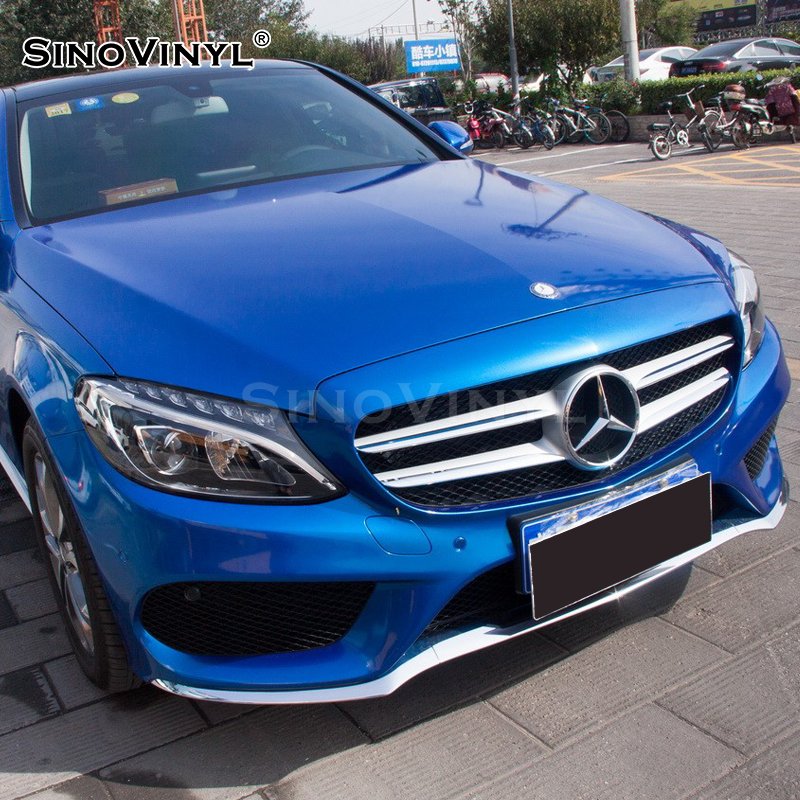 Gloss Electro Metallic Wrap Vinyl Gloss Adhesive Film Air Free PVC Film
