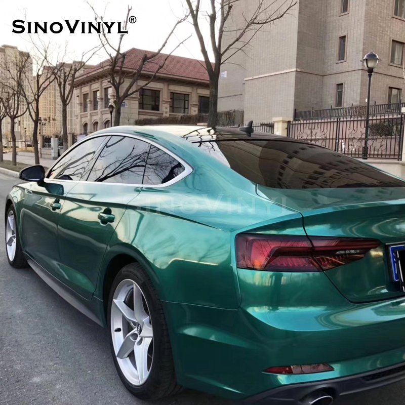 Wholesale High Glossy Metallic Color Electro Gloss Vinyl Car Wrap