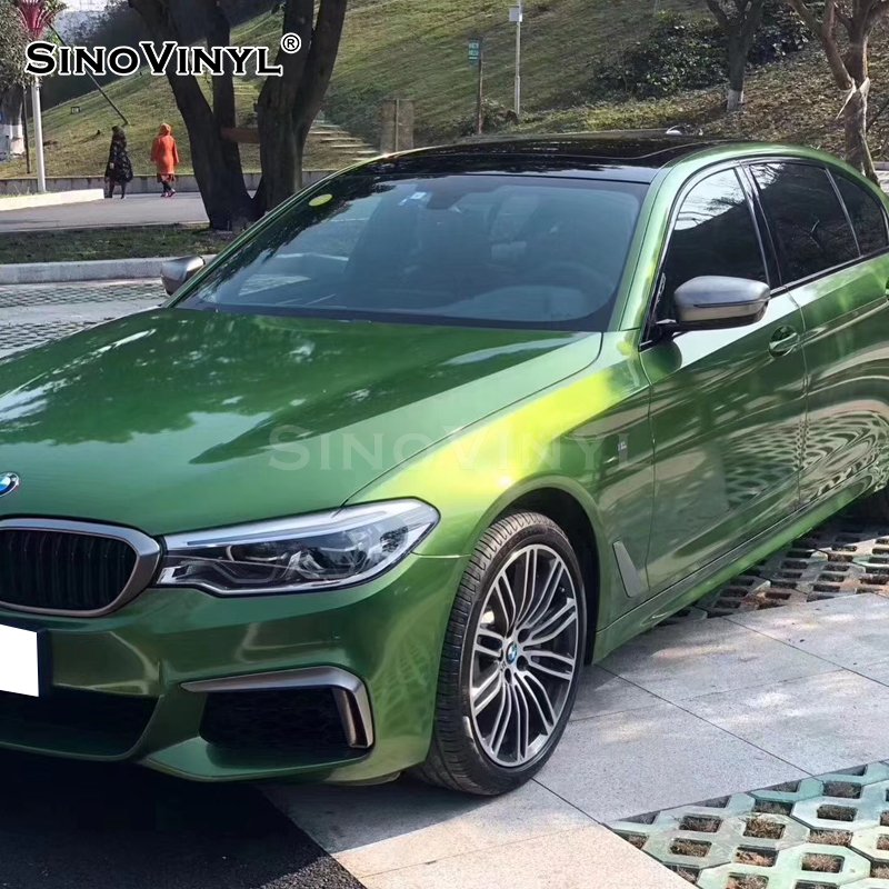 Wholesale High Glossy Metallic Color Electro Gloss Vinyl Car Wrap