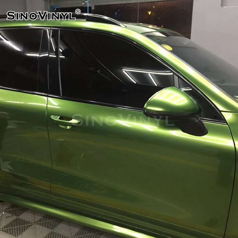 Wholesale High Glossy Metallic Color Electro Gloss Vinyl Car Wrap