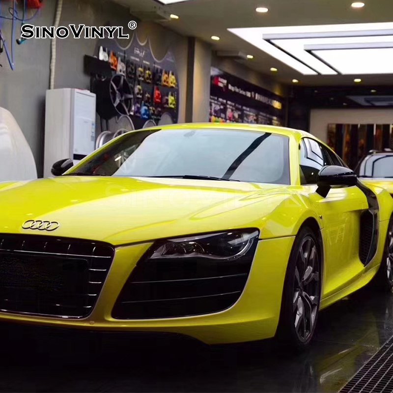Hot Selling Car Body Sticker Super Gloss Crystal Auto Rolls Car Vinyl Wrap 