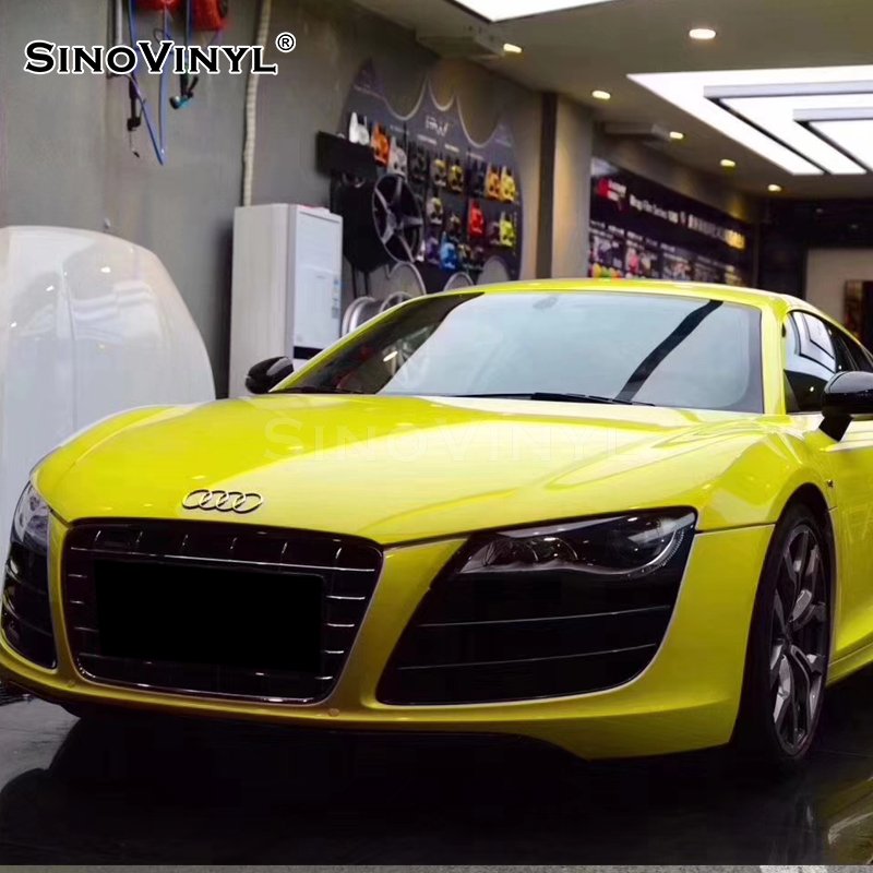Hot Selling Car Body Sticker Super Gloss Crystal Auto Rolls Car Vinyl Wrap 