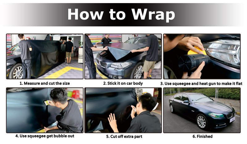 Wholesale Auto Decoration 2D Black Car Wrap Carbon Fiber Sticker Vinyl Film