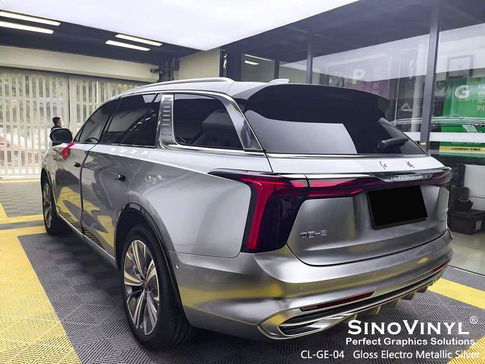Gloss Electro Metallic Wrap Vinyl For Car Decoration Air Free PVC Film