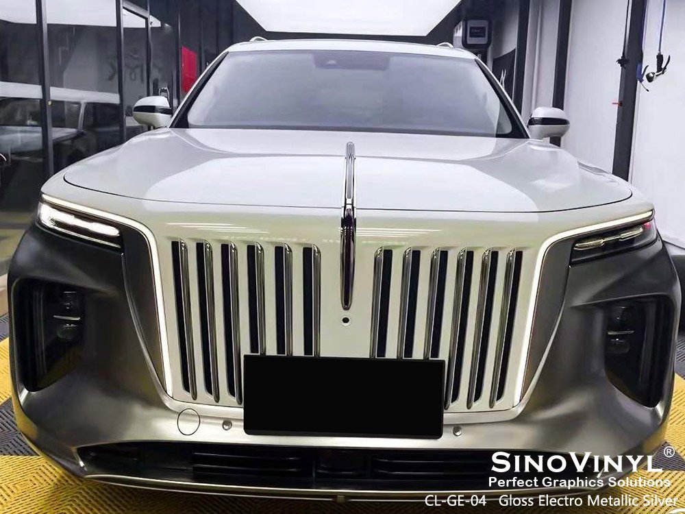 Gloss Electro Metallic Wrap Vinyl For Car Decoration Air Free PVC Film