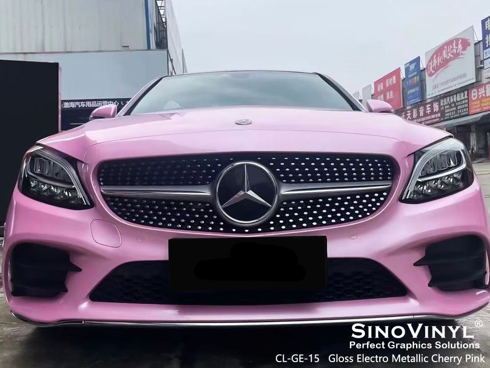 Super Stretch High Polymeric Gloss Electro Metallic Colorful Car Wrap Sticker Vinyl