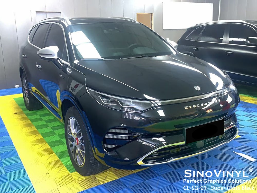 High Quality 1.52*18M PVC Sticker Glossy Crystal Gloss Car Wrap Vinyl