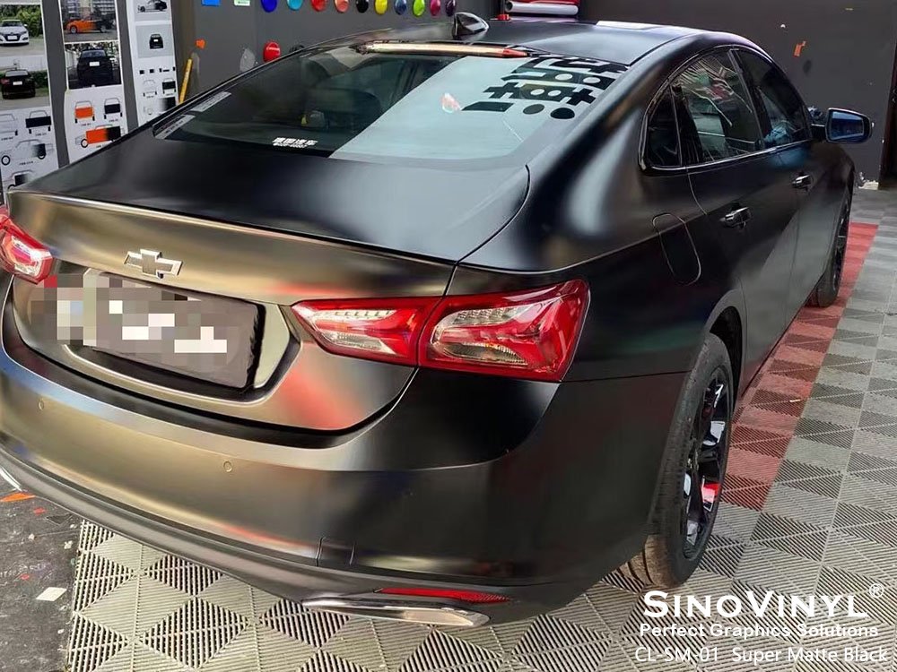 Air Free Bubbles Adhesive stickers Matte Black Car Vinyl Wrap