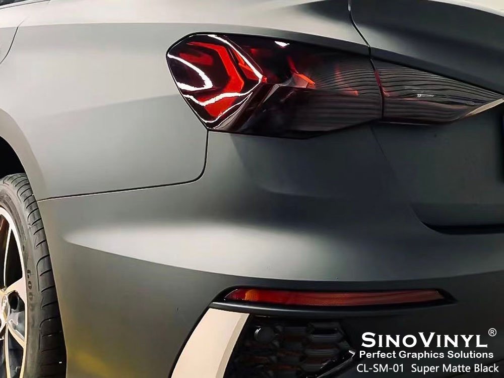 Black Satin Matt Car Wrap Vinyl for Vehicle Wraps