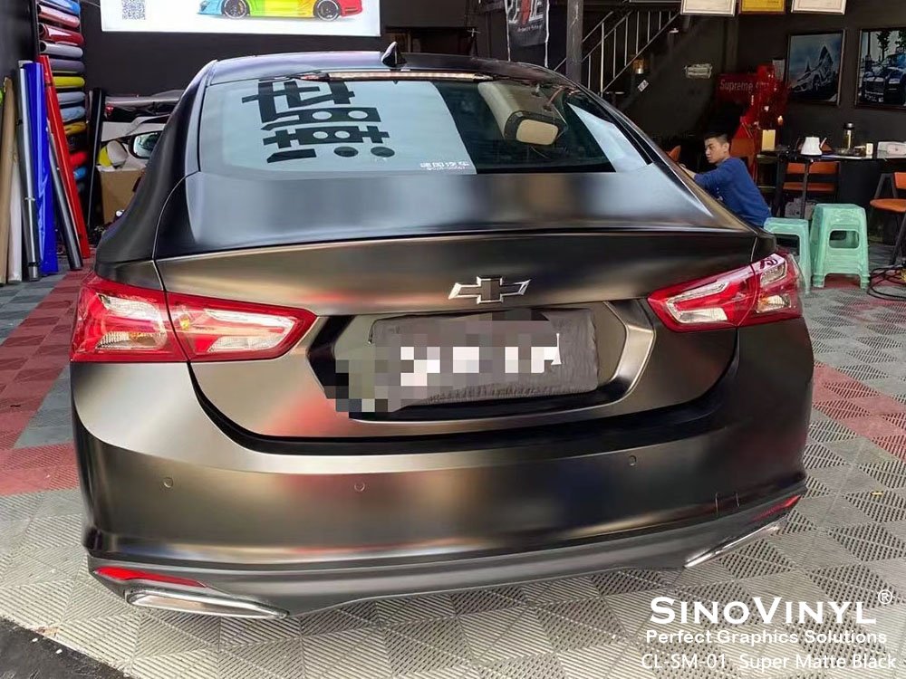 Air Free Bubbles Adhesive stickers Matte Black Car Vinyl Wrap