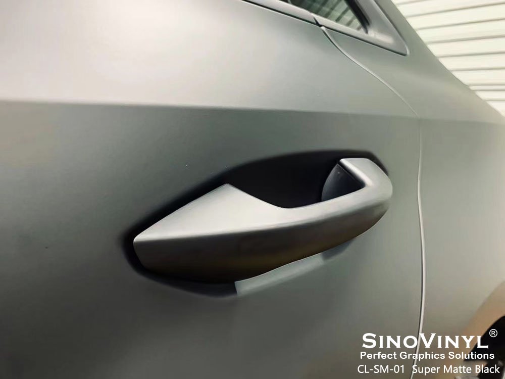 Black Satin Matt Car Wrap Vinyl for Vehicle Wraps
