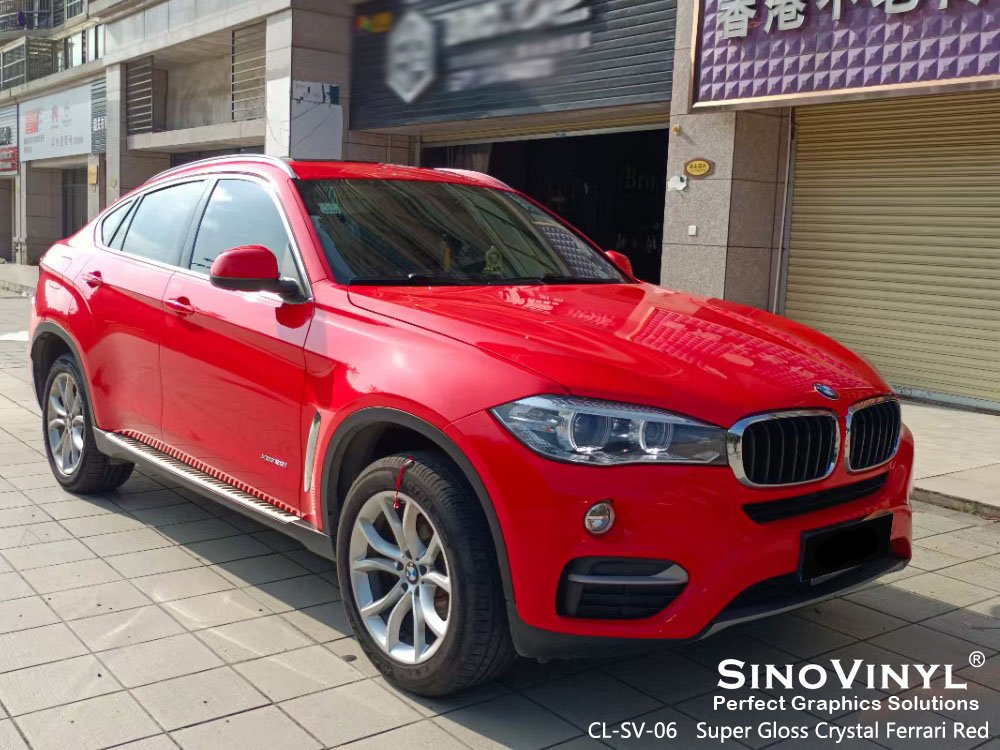 High Quality 1.52*18M PVC Sticker Glossy Crystal Gloss Car Wrap Vinyl