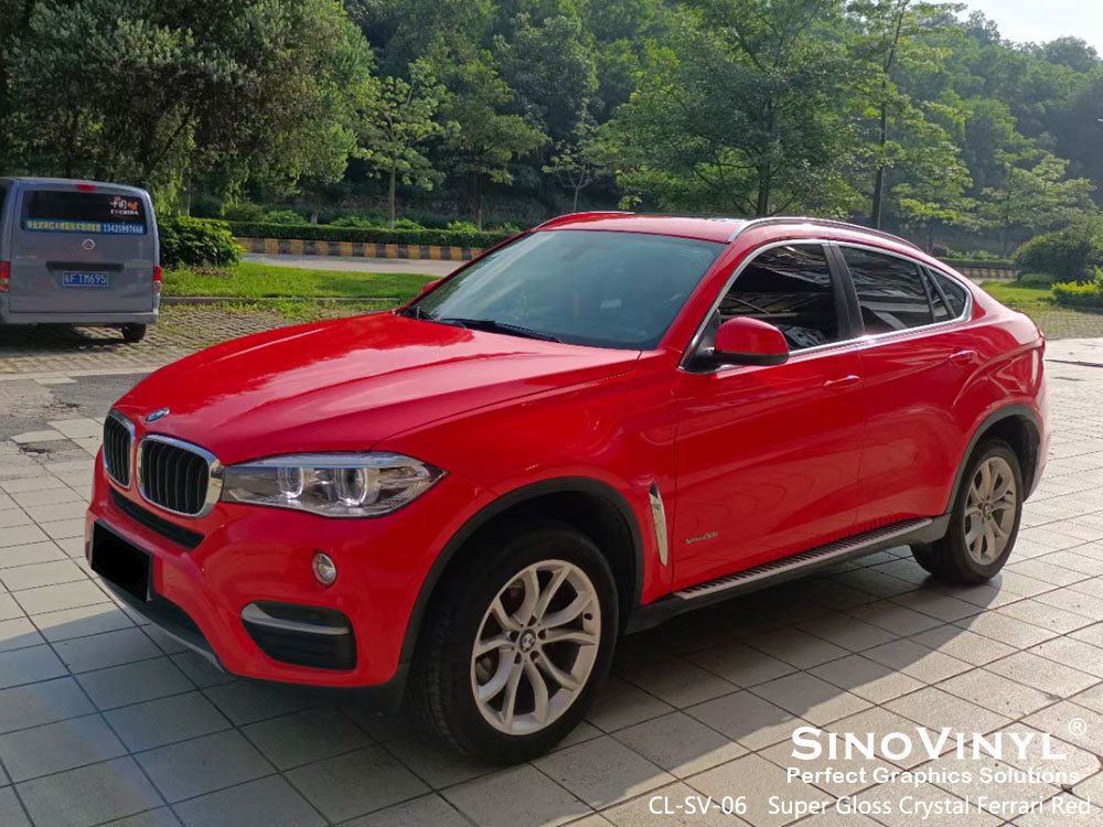 High Quality 1.52*18M PVC Sticker Glossy Crystal Gloss Car Wrap Vinyl