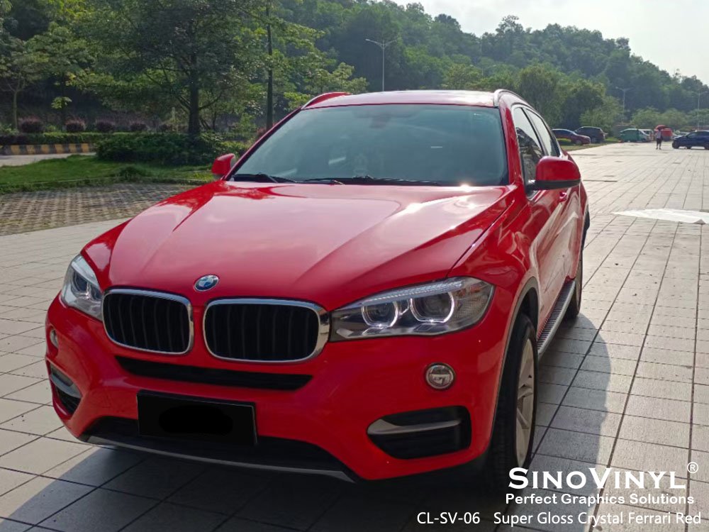 High Quality 1.52*18M PVC Sticker Glossy Crystal Gloss Car Wrap Vinyl