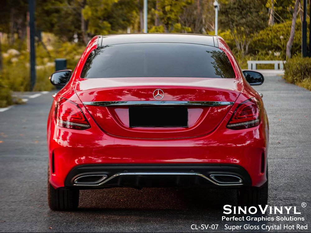 Auto Paint Protection Film Super Gloss Hot Red Car Wrap Film