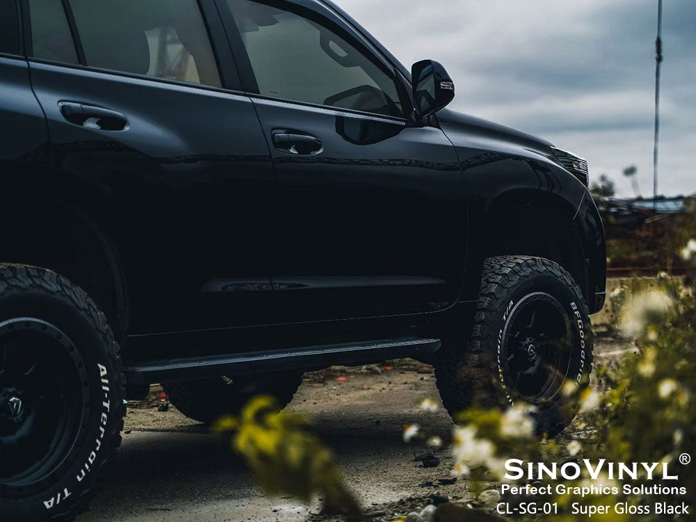 High Quality 1.52*18M PVC Sticker Glossy Crystal Gloss Car Wrap Vinyl