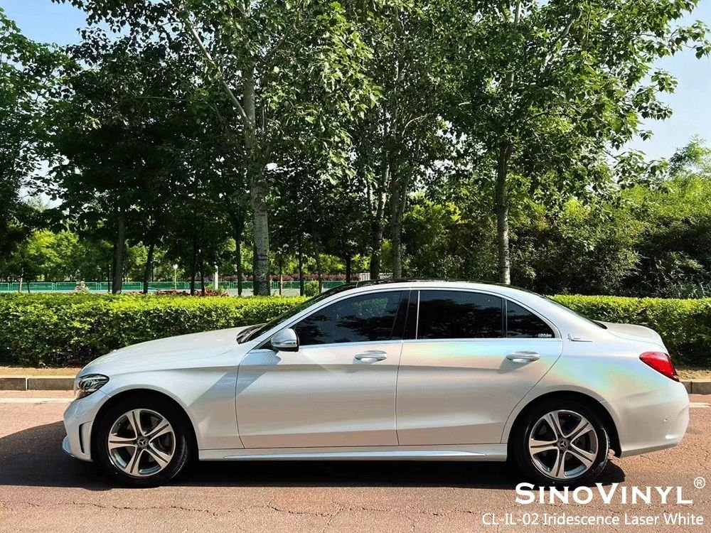 Restorable Iridescent Laser Color Changing Car Wrap Vinyl Sticker Auto Film